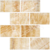 Honey Onyx (Giallo Crystal) Premium Marble 3X6 Polished - SurfacesGalore