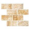 Honey Onyx (Giallo Crystal) Premium Marble 3X6 Polished