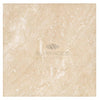 Ivory (Light) Travertine 12X12 (Cross - Cut) Filled and Honed - SurfacesGalore