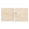 Ivory (Light) Travertine 12X12 (Cross-Cut) Tumbled