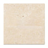 Ivory (Light) Travertine 12X12 (Cross-Cut) Tumbled