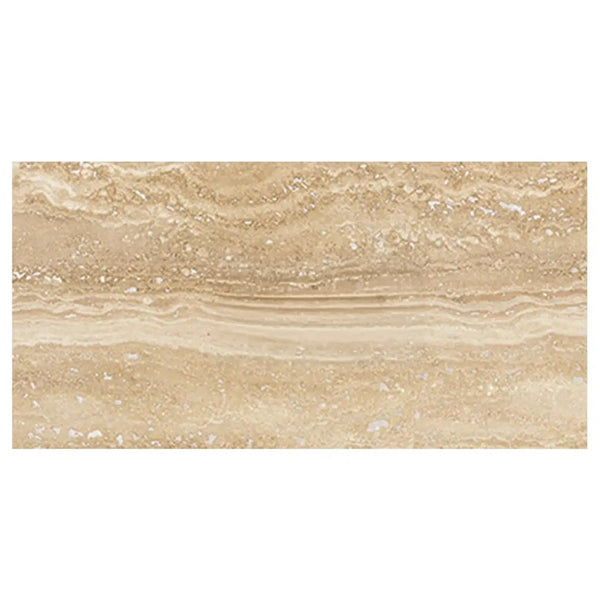 Ivory (Light) Travertine 12X24 (Vein-Cut) Filled and Honed