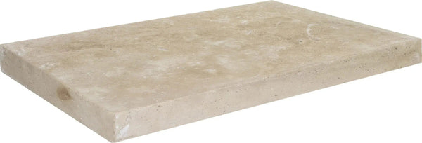 Ivory (Light) Travertine 16X24 3 cm Paver Tumbled - SurfacesGalore