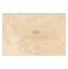 Ivory (Light) Travertine 16X24 (Cross - Cut) Unfilled, Brushed and Chiseled - SurfacesGalore