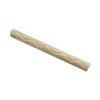 Ivory (Light) Travertine 1X12 Diamond Rope Liner Honed - SurfacesGalore