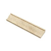 Ivory (Light) Travertine 2 1/2X12 Crown Molding Liner Honed - SurfacesGalore