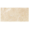 Ivory (Light) Travertine 3X6 (Cross-Cut) Filled and Honed