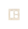 Ivory (Light) Travertine ROCKER - DUPLEX Switch Wall Plate/Cover Plate/Switch Plate