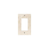 Ivory (Light) Travertine Single ROCKER Plate Switch Wall Plate/Cover Plate/Switch Plate