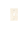 Ivory (Light) Travertine Single TOGGLE Plate Switch Wall Plate/Cover Plate/Switch Plate