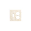 Ivory (Light) Travertine TOGGLE - DUPLEX Switch Wall Plate/Cover Plate/Switch Plate