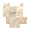 La Travonya Travertine 4 pcs Versailles Pattern/ French Pattern Set Filled/ Honed and Straight Edge