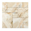 La Travonya Travertine 4 pcs Versailles Pattern/ French Pattern Set Filled/ Honed and Straight Edge - SurfacesGalore