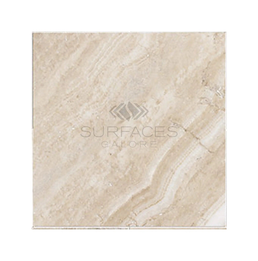 Malibu Premium Travertine 18X18 Filled and Honed - SurfacesGalore