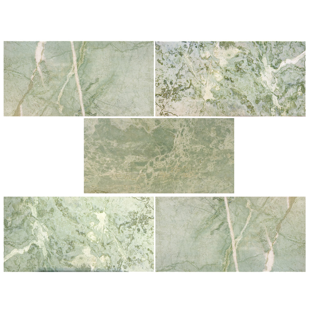 Ming Green 12X24 Marble Polished - SurfacesGalore