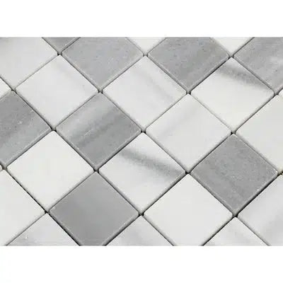 Mink/Equator(Zebra) Marble 2X2 Mosaic Tile Polished