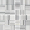 Mink/Equator(Zebra) Premium Marble 2X2 Mosaic Tile Polished - SurfacesGalore