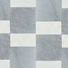 Bardiglio Imperiale 12X12 and Carrara White 6X12 Set