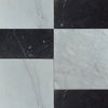 Bardiglio Imperiale 12X12 and Nero Marquina 6X12 Set