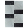 Bardiglio Imperiale 12X12 and Nero Marquina 6X12 Set