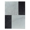 Bardiglio Imperiale 12X12 and Nero Marquina 6X12 Set