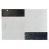 Bianco Dolomite 12X12 and Nero Marquina 4X12 Set