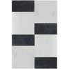 Bianco Dolomite 12X12 and Nero Marquina 6X12 Set