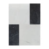 Bianco Dolomite 12X12 and Nero Marquina 6X12 Set