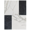 Calacatta Gold 12X12 and Nero Marquina 6X12 Set