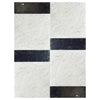 Carrara White 12X12 and Nero Marquina 4X12 Set