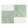 Ming Green 12X12 and Bianco Dolomite 6X12 Set