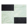 Ming Green 12X12 and Nero Marquina 6X12 Set