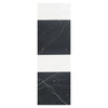 Nero Marquina 12X12 and Bianco Dolomite 6X12 Set