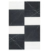 Nero Marquina 12X12 and Bianco Dolomite 6X12 Set