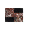 Rosso Levanto 12X12 and Nero Marquina 6X12 Set