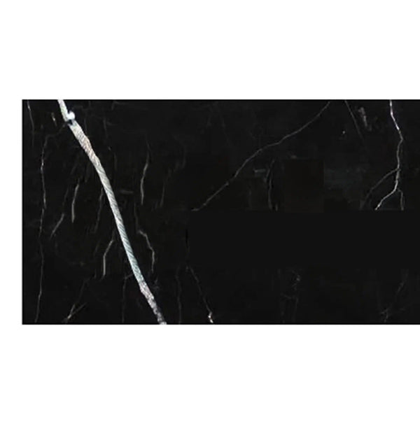 Nero Marquina/Black Marble 12X24 Polished - Honed - SurfacesGalorePolished