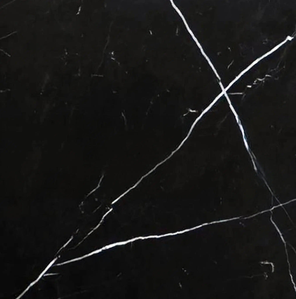 Nero Marquina/Black Marble 18X18 Polished - Honed - SurfacesGalorePolished