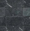 Nero Marquina/Black Marble 3X6 Tumbled - SurfacesGalore