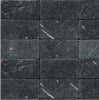 Nero Marquina/Black Marble 3X6 Tumbled - SurfacesGalore