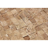 Noce (Brown) Travertine 1X1 Mosaic Split - Faced - SurfacesGalore