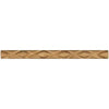 Noce (Brown) Travertine 1X12 Rope Liner (Diamond) Honed - SurfacesGalore