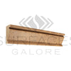 Noce (Brown) Travertine 2 1/2X12 Crown Molding Honed - SurfacesGalore