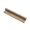 Noce (Brown) Travertine 2X3X12 Corner-Ogee (Stair-Tread) Trim Honed