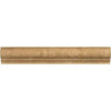 Noce (Brown) Travertine 2X3X12 Corner-Ogee (Stair-Tread) Trim Honed