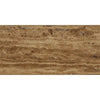 Noce Exotic 12X24 Vein - Cut Travertine Unfilled and Brushed - SurfacesGalore