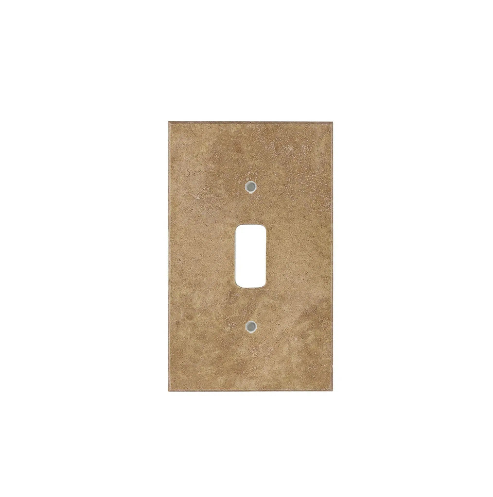 Noce Travertine Single TOGGLE Plate Switch Wall Plate/Cover Plate/Switch Plate