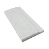 Oriental White / Asian Statuary 4 3/4X12 Baseboard Trim Polished - Honed - SurfacesGalorePolished