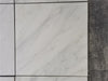 Oriental White / Asian Statuary Chevron Large (w/Oriental White/Blue-Gray) Marble Mosaic Polished-Honed