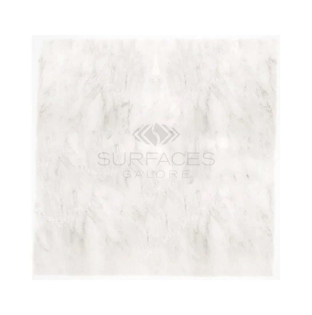 Oriental White / Asian Statuary Marble 12X12 Polished - Honed - SurfacesGalorePolished