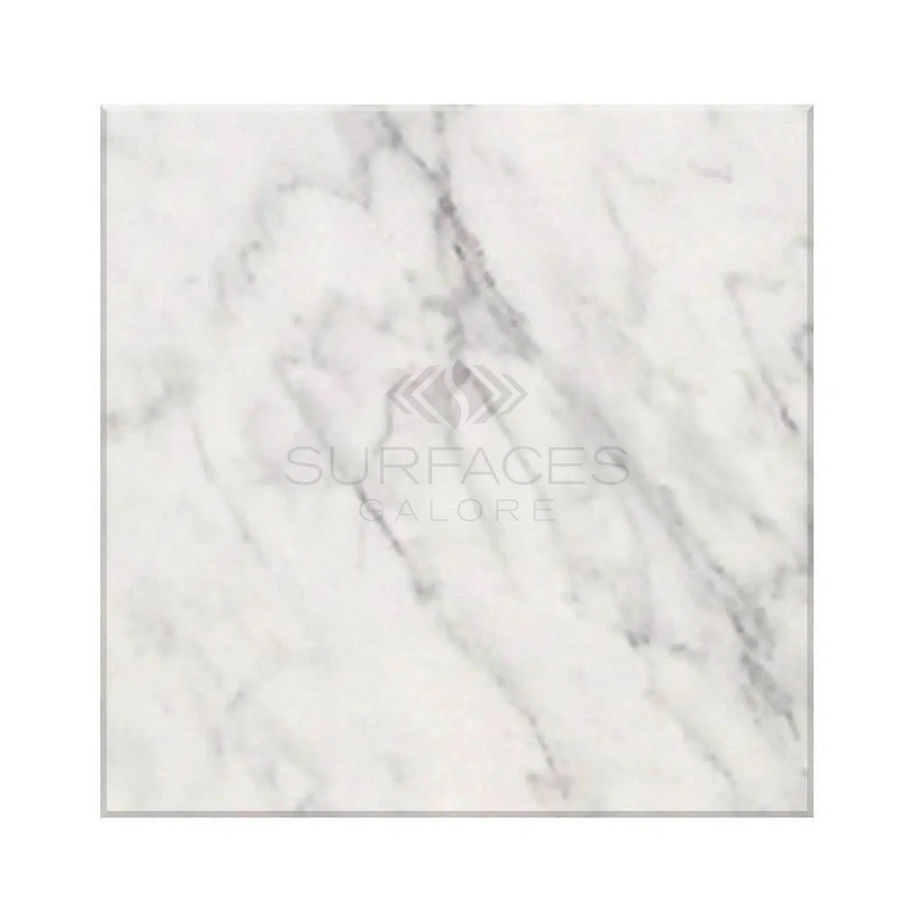 Oriental White / Asian Statuary Marble 18X18 Polished-Honed